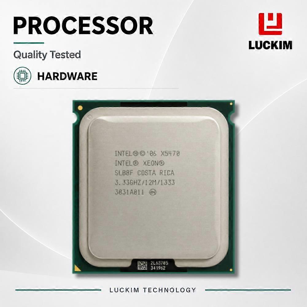 X5470 4-Core 4-Thread Server CPU Processor 3.33GHz 12MB Cache LGA771 120W