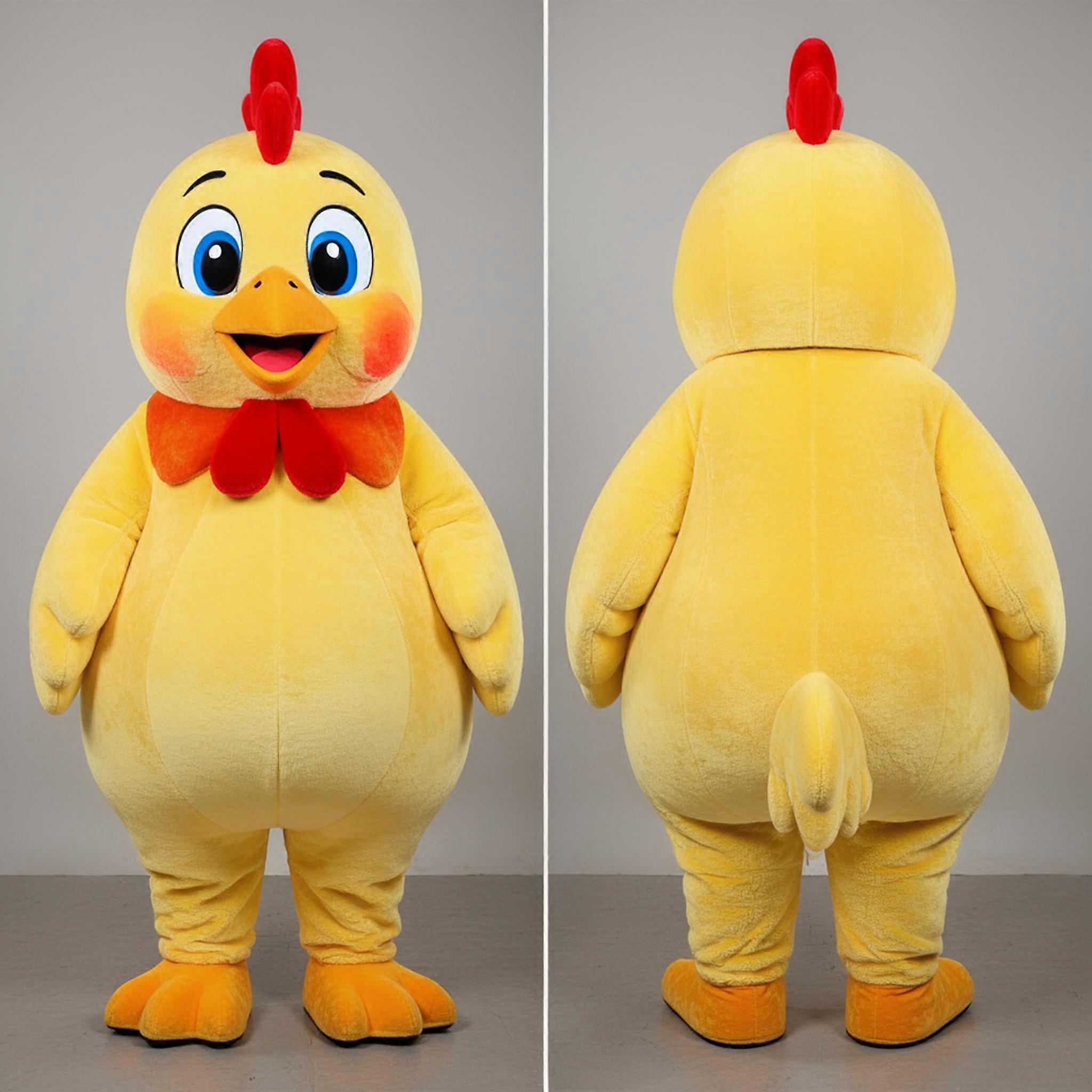 MASTICOT Golden Yellow Cheerful Hens Mascot