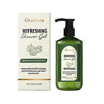 Oceaura Bitter Gourd Refreshing Shower Gel Daily Gentle Cleansing Body Skin Lightweight Foam Refreshing Skin Care