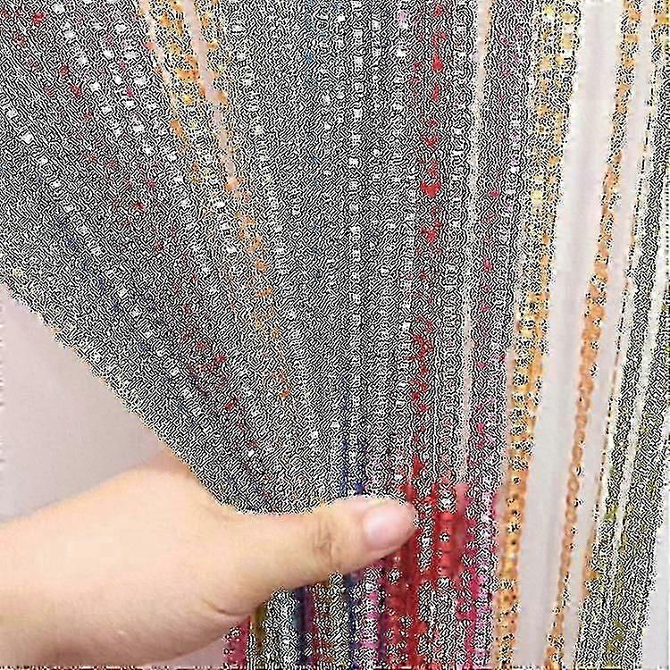 Insect-Proof String Curtain for Doors & Windows, Adjustable Breathable Mesh Screen, 100x200cm
