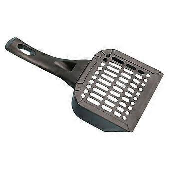 Metalen kattenbak voor thuisgebruik, hulpmiddel voor het opruimen van kattenpoep.