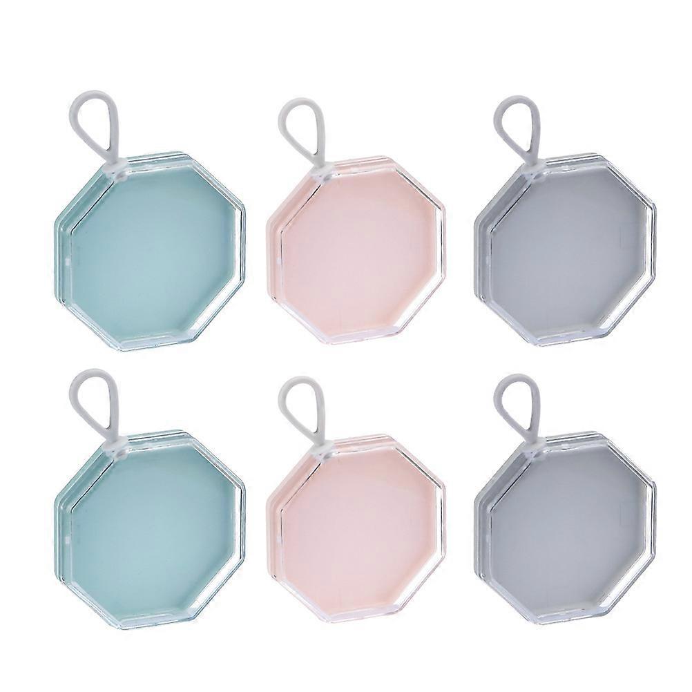 Makeup Puff Containers for Storage Use 9Pcs Practical Powder Puff Box