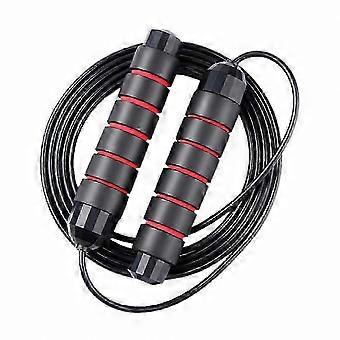 Skipping Rope, Adjustable Length with Non-Slip EVA Foam Handle, Smooth Motion Glide, Fast & Portable for Aerobics, HIIT Training, Beach Fitness, 202g