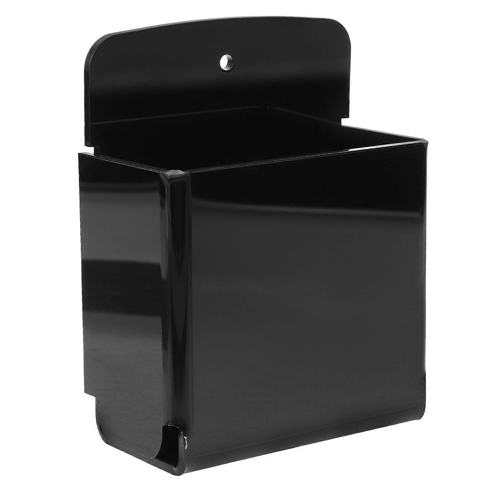Black Acrylic Remote Controller Holder for Storage Wall Mount