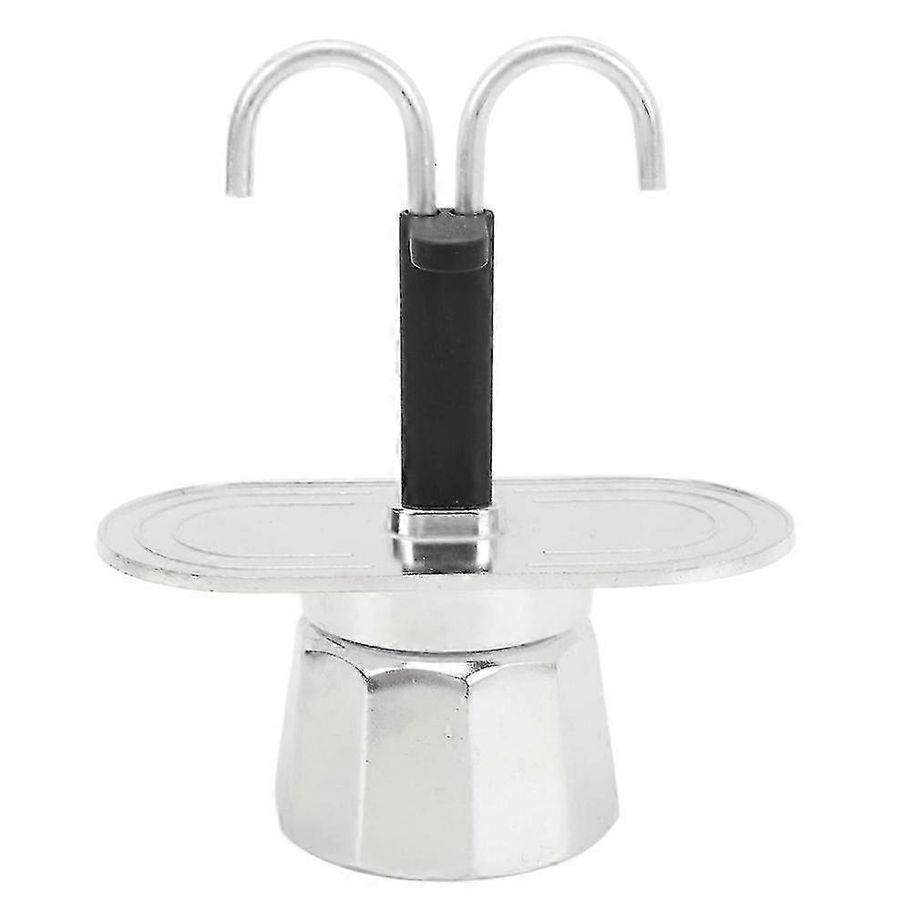 2 Cup Coffee Maker, 100ml Mini Coffee Pot Double-Head