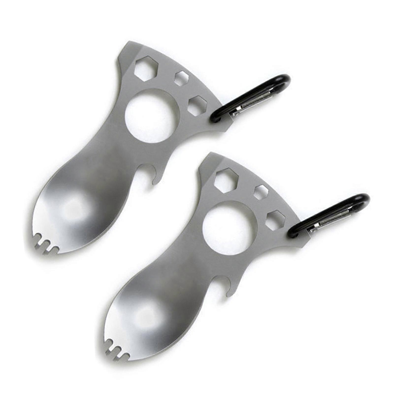 Food-Grade 3Cr13 Multitool Spoon Fork