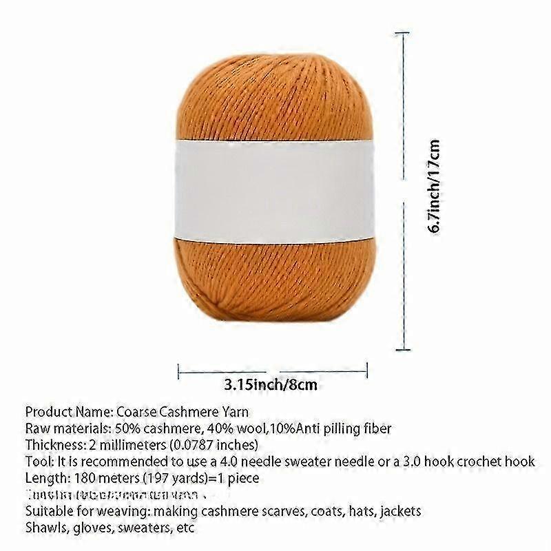 3-Pack Medium Coarse Wool Yarn Set
