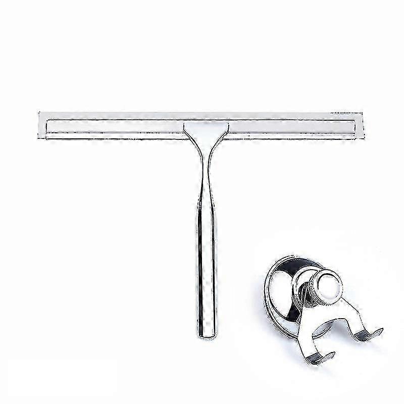 T-Shaped Stainless Steel Squeegee With Suction Hook