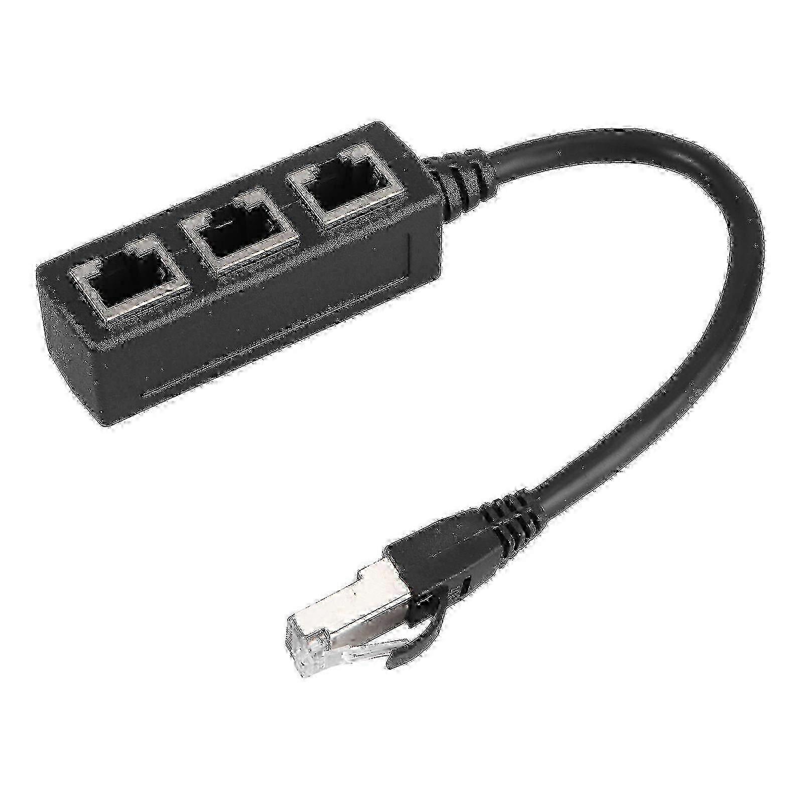 Ethernet Cable Splitter with Multiple Ports compatible with High-Speed Internet Connection Edition 0629