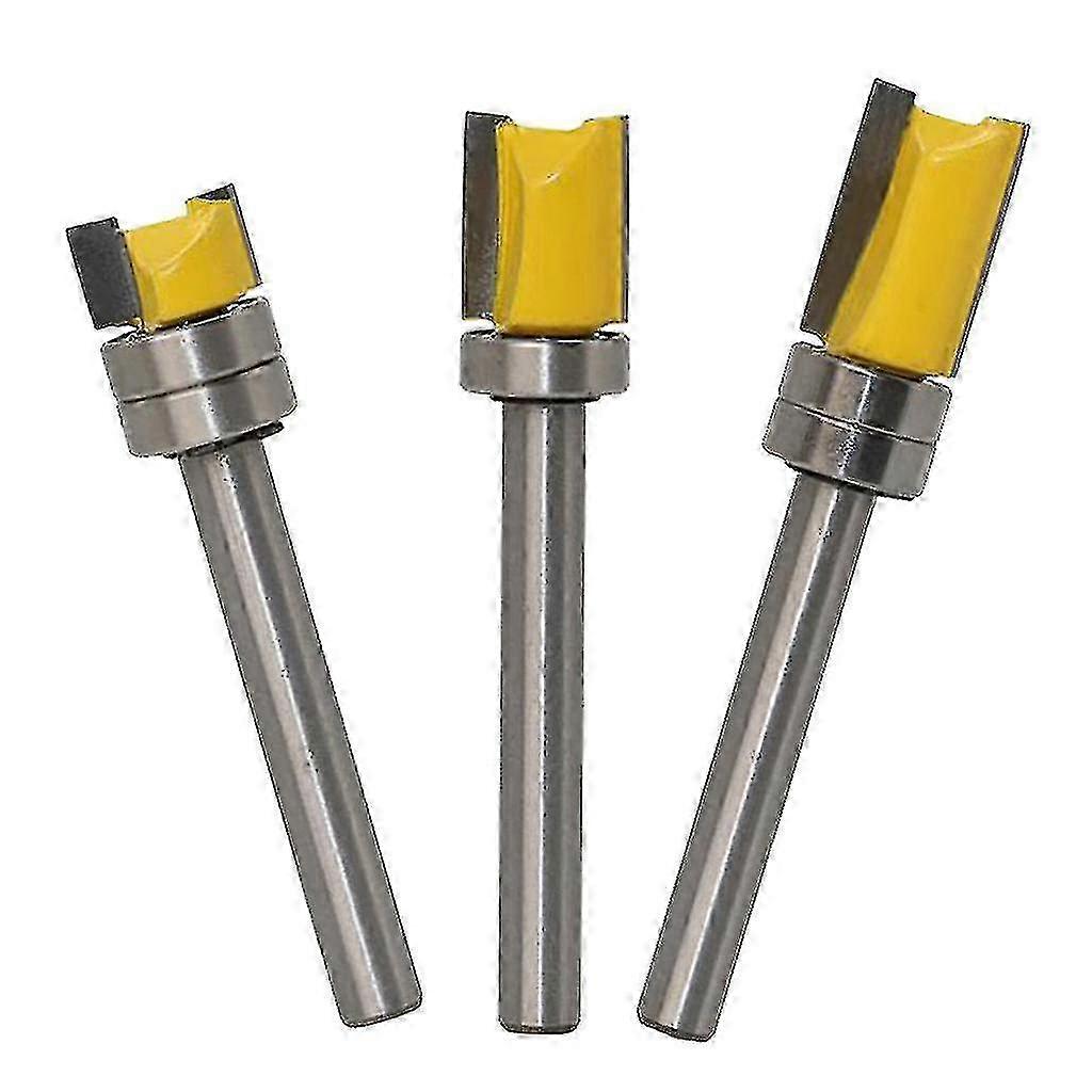 Durable Carbide Trim Bits 3-Piece Set