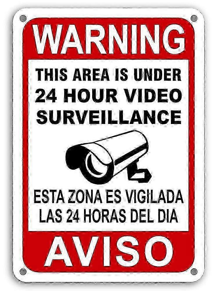 Rust-Free Aluminum Security Sign
