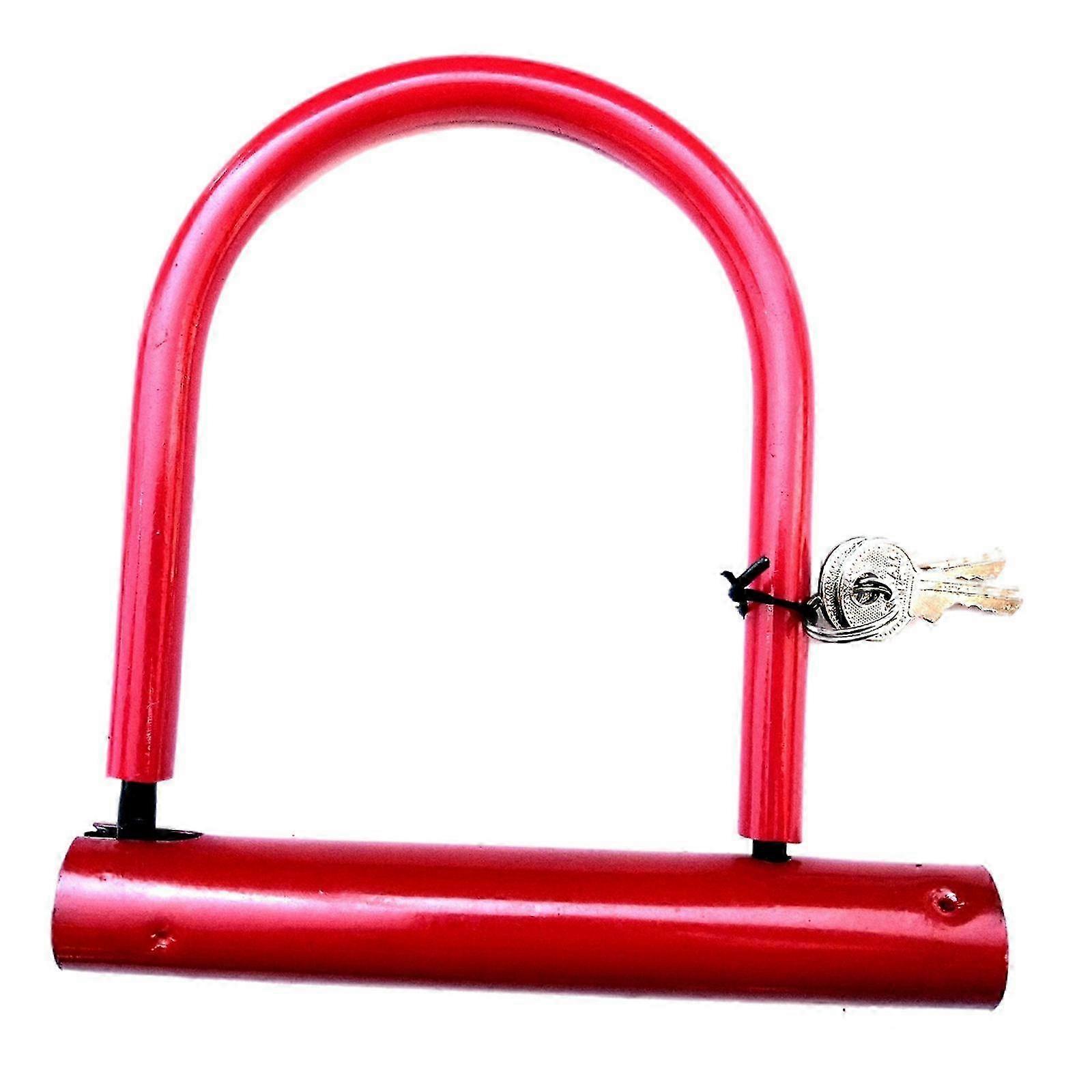 Steel U Lock With Silicone Cover