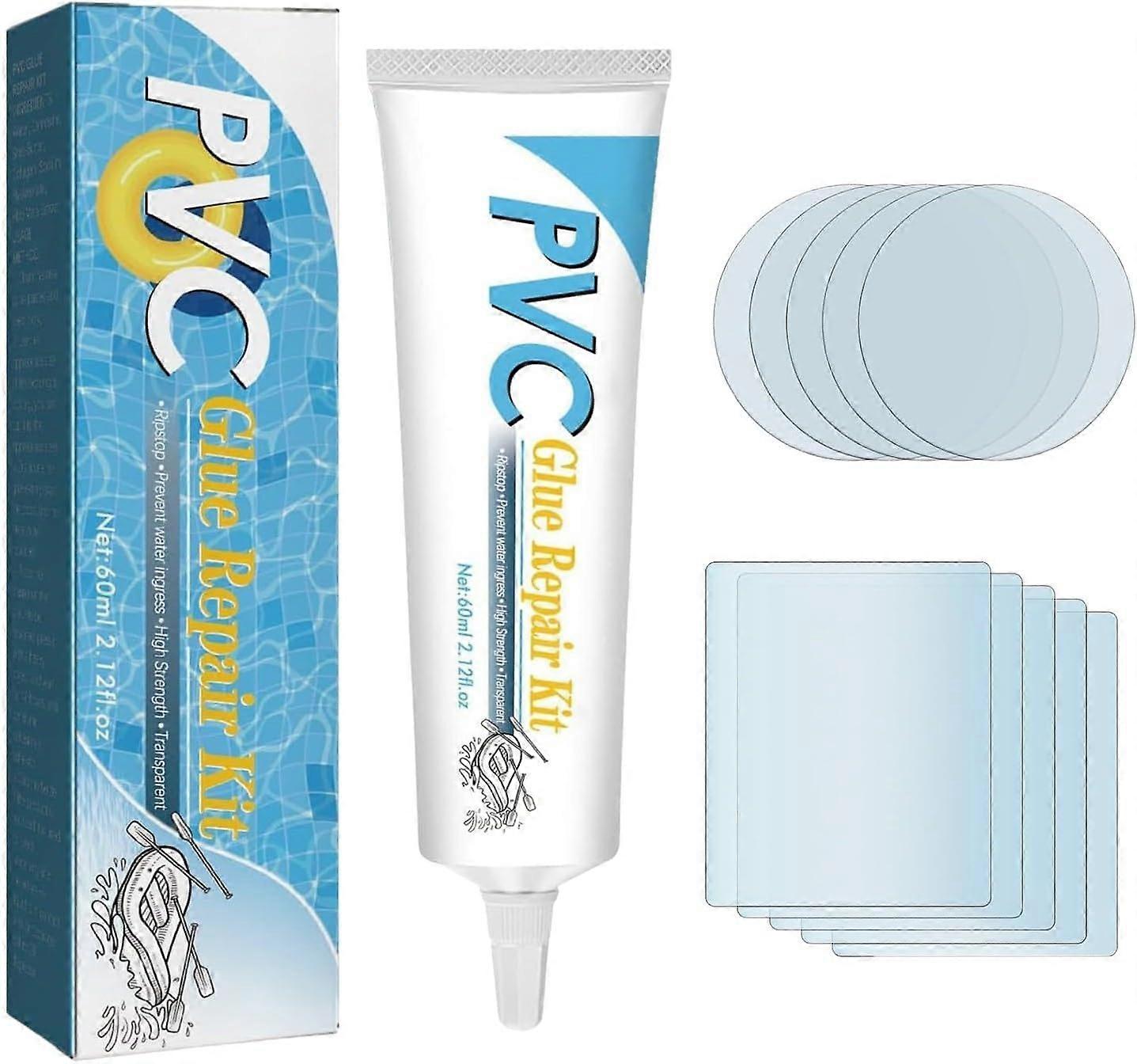 Pool Patch  Kit for PVC Inflatables Hot Tub and AboveGround Pool Easy Patch Single Unit Blue