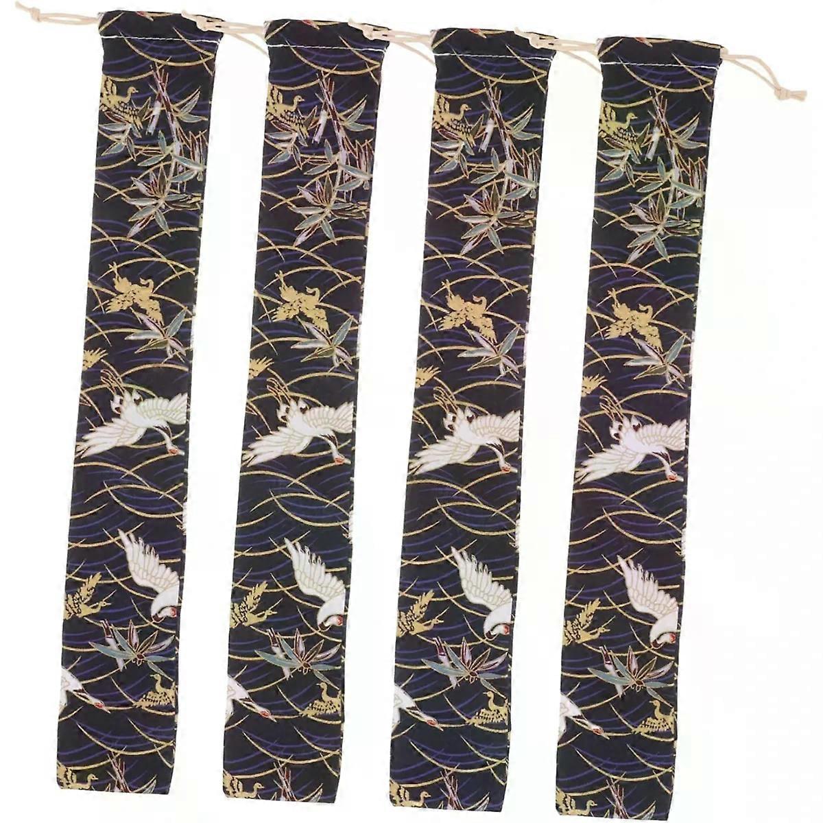 Recorder Carry Bags 4pcs with Drawstring Closure