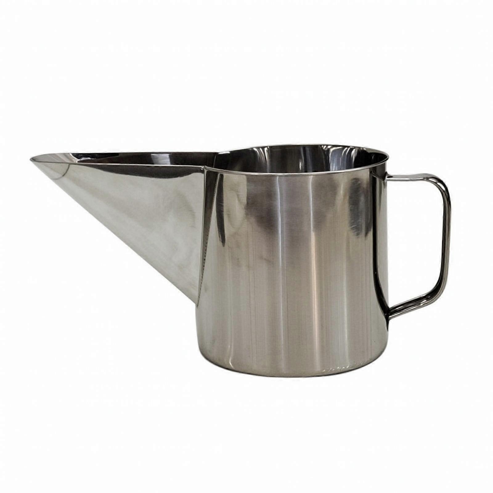 Baking Pouring Pitcher with Handle Rust-Resistant Batter Dispenser for