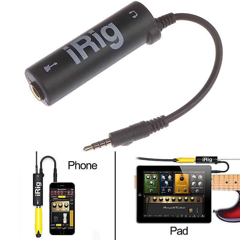 1pc Guitar Interface I-rig Converter Replacement Guitar For Phone
