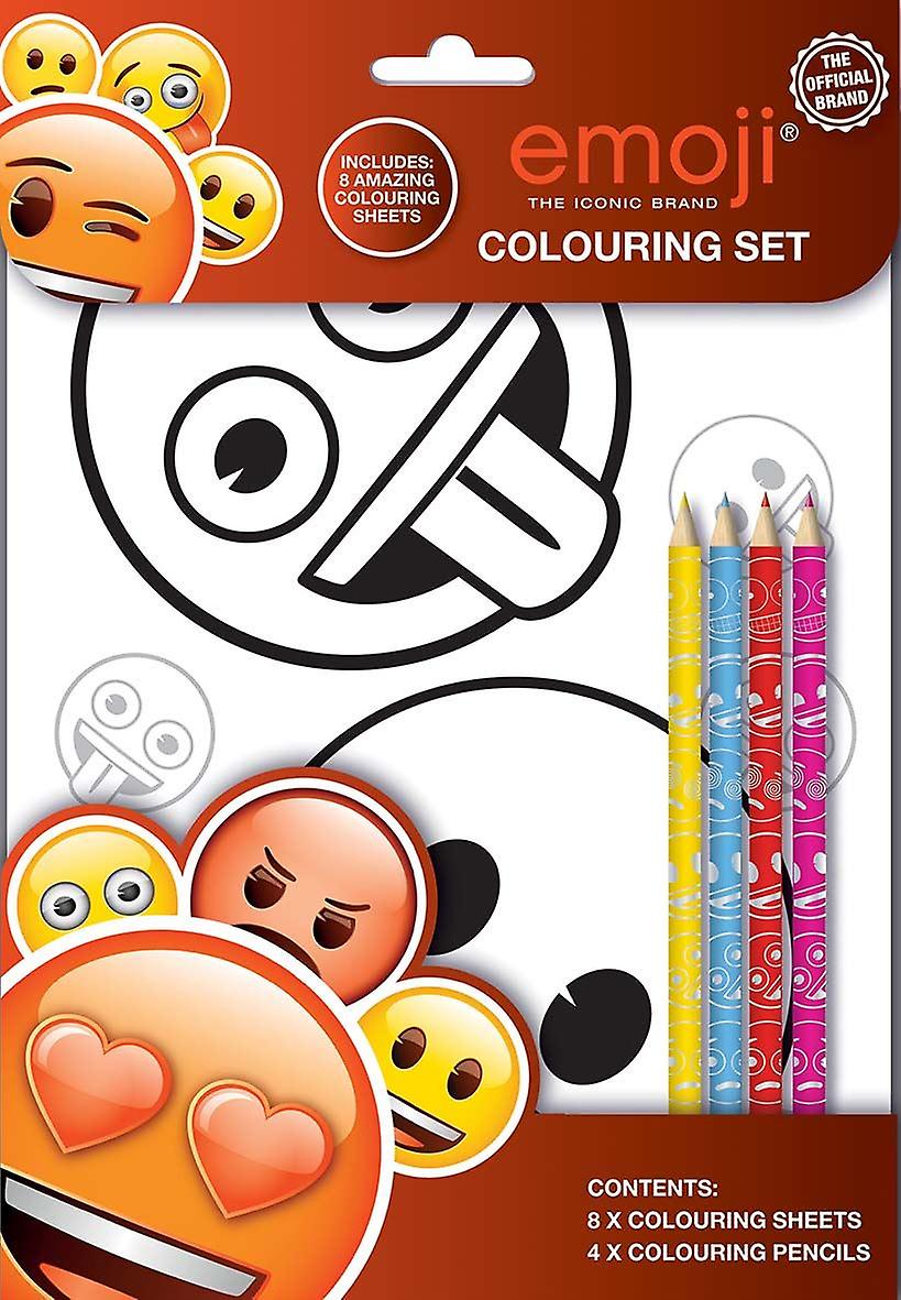 Emoji Colouring Set Kids Activity Pack