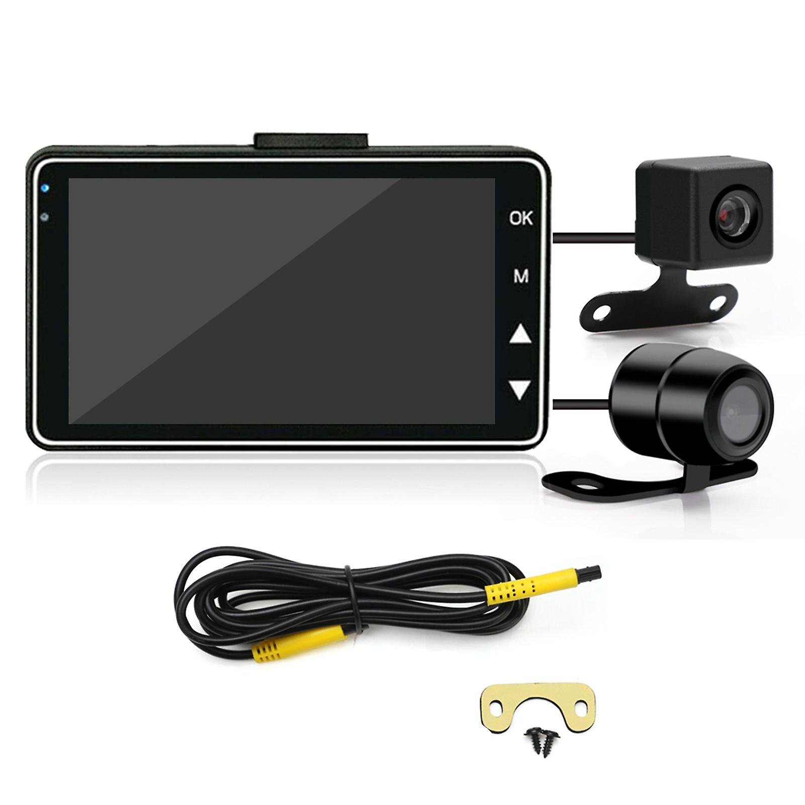 Motorcycle Recording Camera,1080p Dual Wide Angle 120 Degree Angle