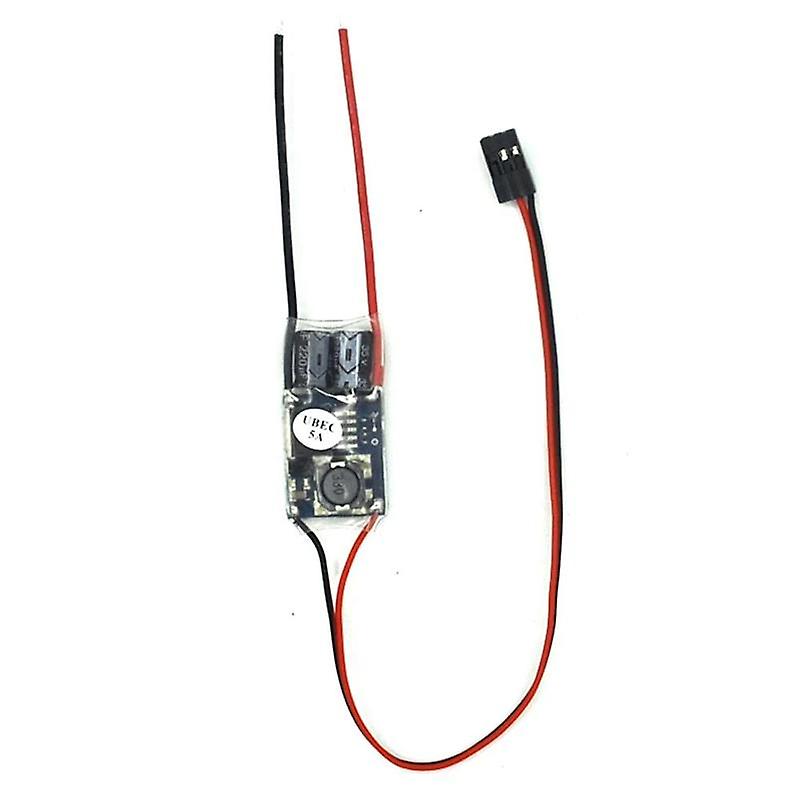 UBEC 5V BEC Full Shielding Antijamming Switching Regulator for FPV RC Drone Receiver Supply(5A)