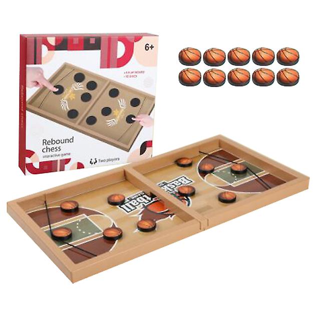 Board Game Wooden Bouncing Chess for Kids