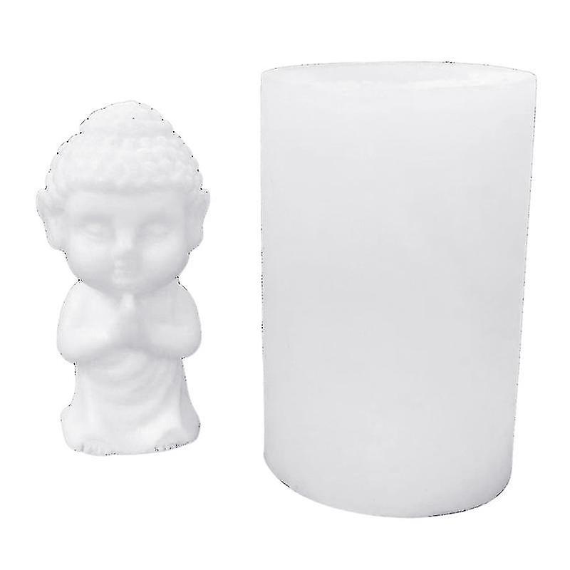 3d Buddha Shape Silicone Mold Cake Candle Soap Gypsum Resin Mould Diy Aromatherarpy Household Decora