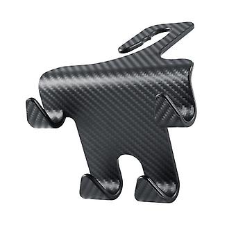 Car Seat Headrest Hook Carbon Fiber Mobile Phone Holder For Alfa
