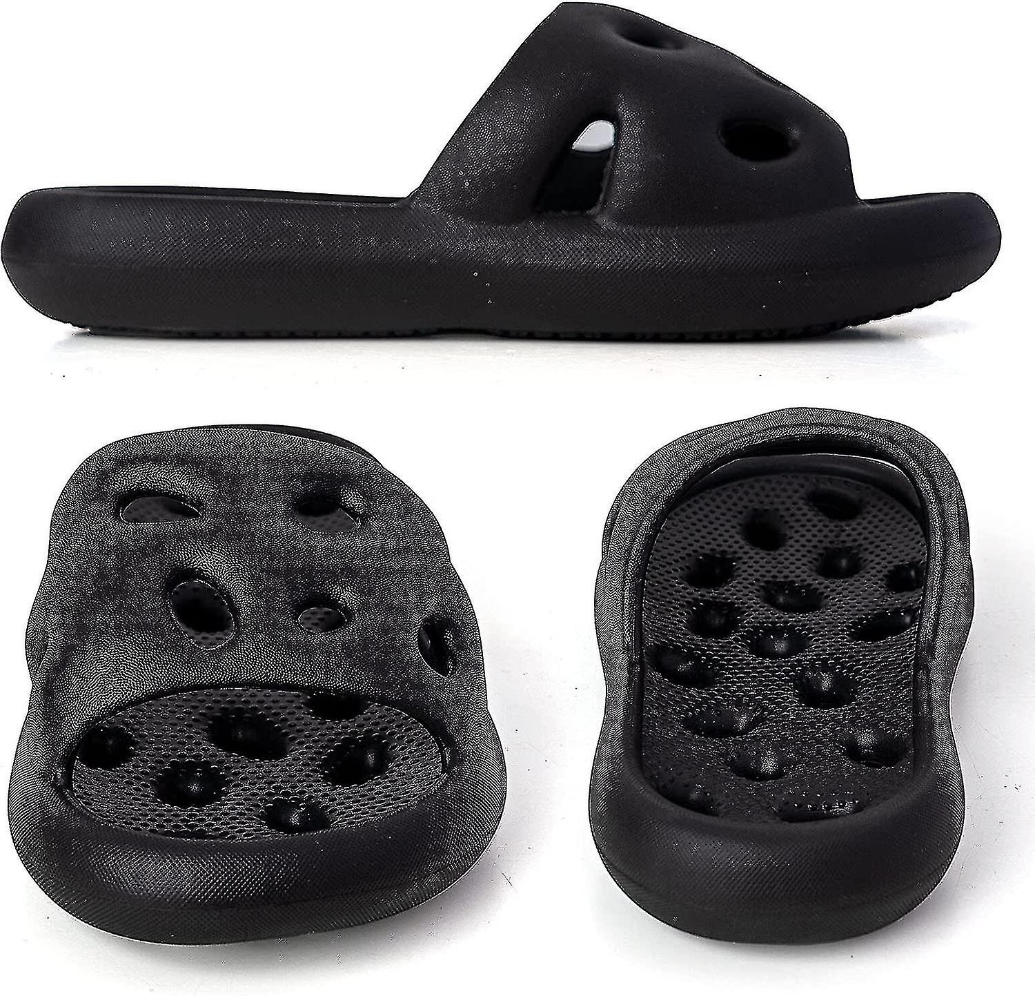 Shower Shoes Women,unisex House Slippers,quick Drying Shower Slippers For Men Non-slip Bathroom Pool Slides With