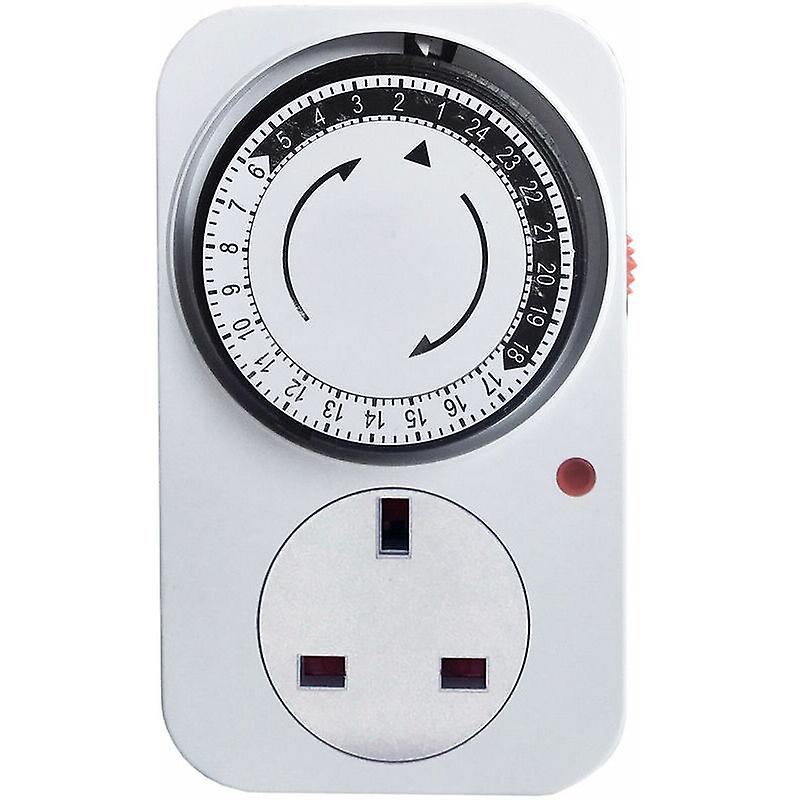 Timer Socket Kitchen Socket 24 Hour Cycle Switch Auto Shut-Off, UK Standard