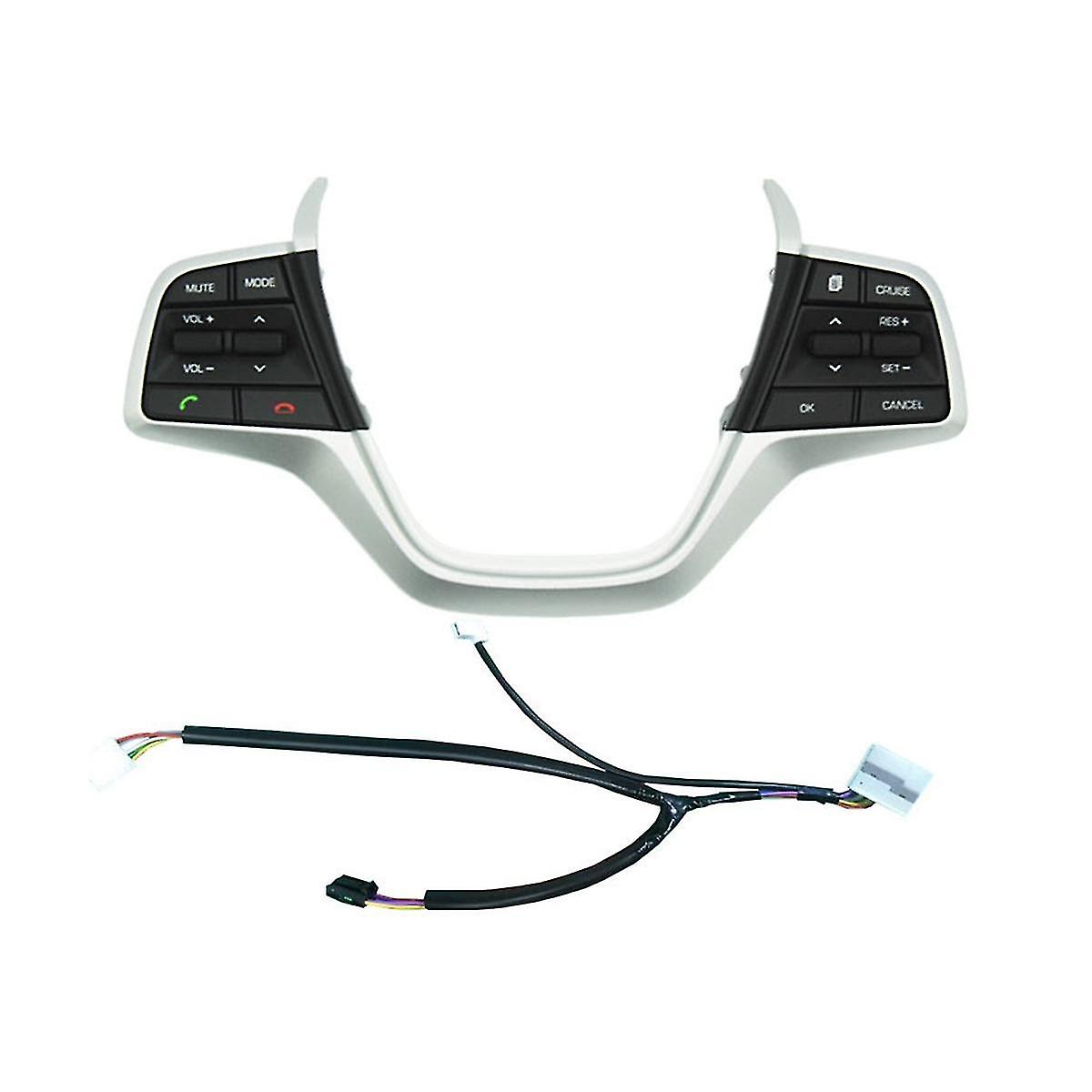 Car Control Volume Channel Phone Control Steering Wheel Buttons Switch For 1.6l