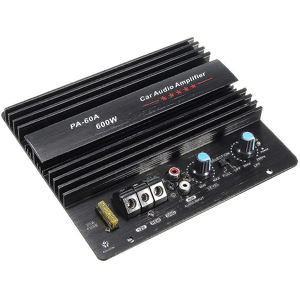 12v 600w ενισχυτής αυτοκινήτων πίνακας Pa-60a Subwoofer ενότητα κυκλώματος ενισχυτή δύναμης αυτοκινήτων, μαύρος-haoyi
