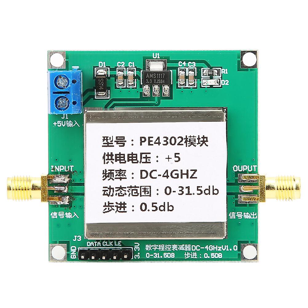 PE4302 Digital RF Attenuator Module RF High Linearity 0.5dB Stepping Module