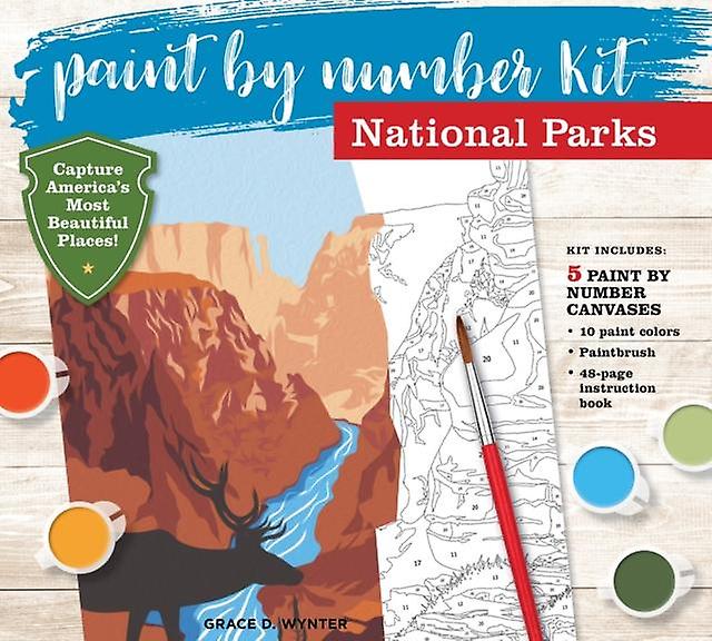 Paint By Number Kit National Parks by Editors of Chartwell Books Paperback Book