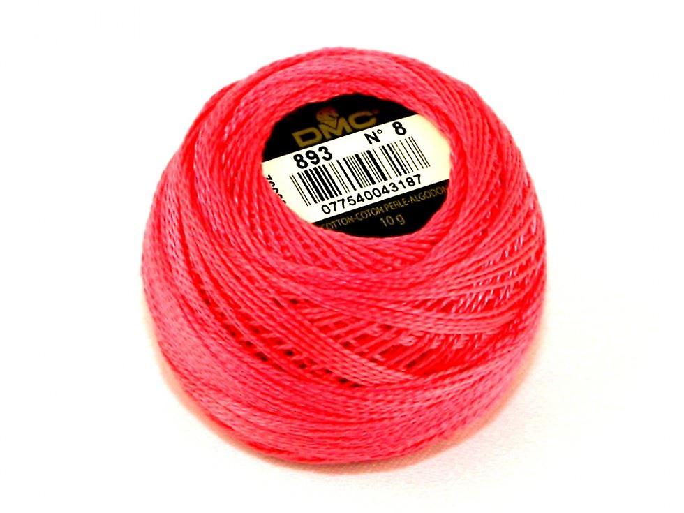 DMC Size 8 Cotton Perle Thread 80m 893 - per 10 gram ball