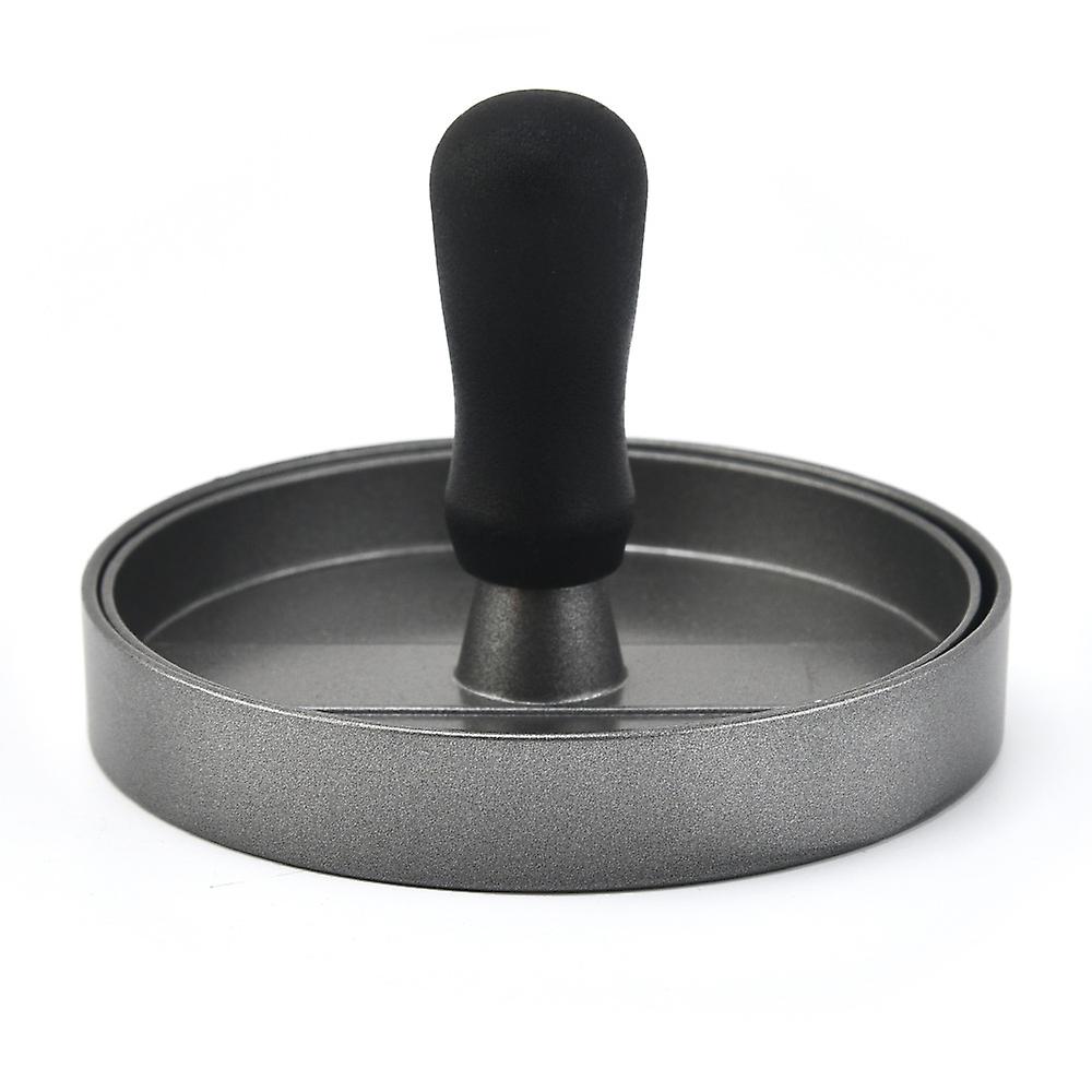 Hamburger press for even cooking, removable