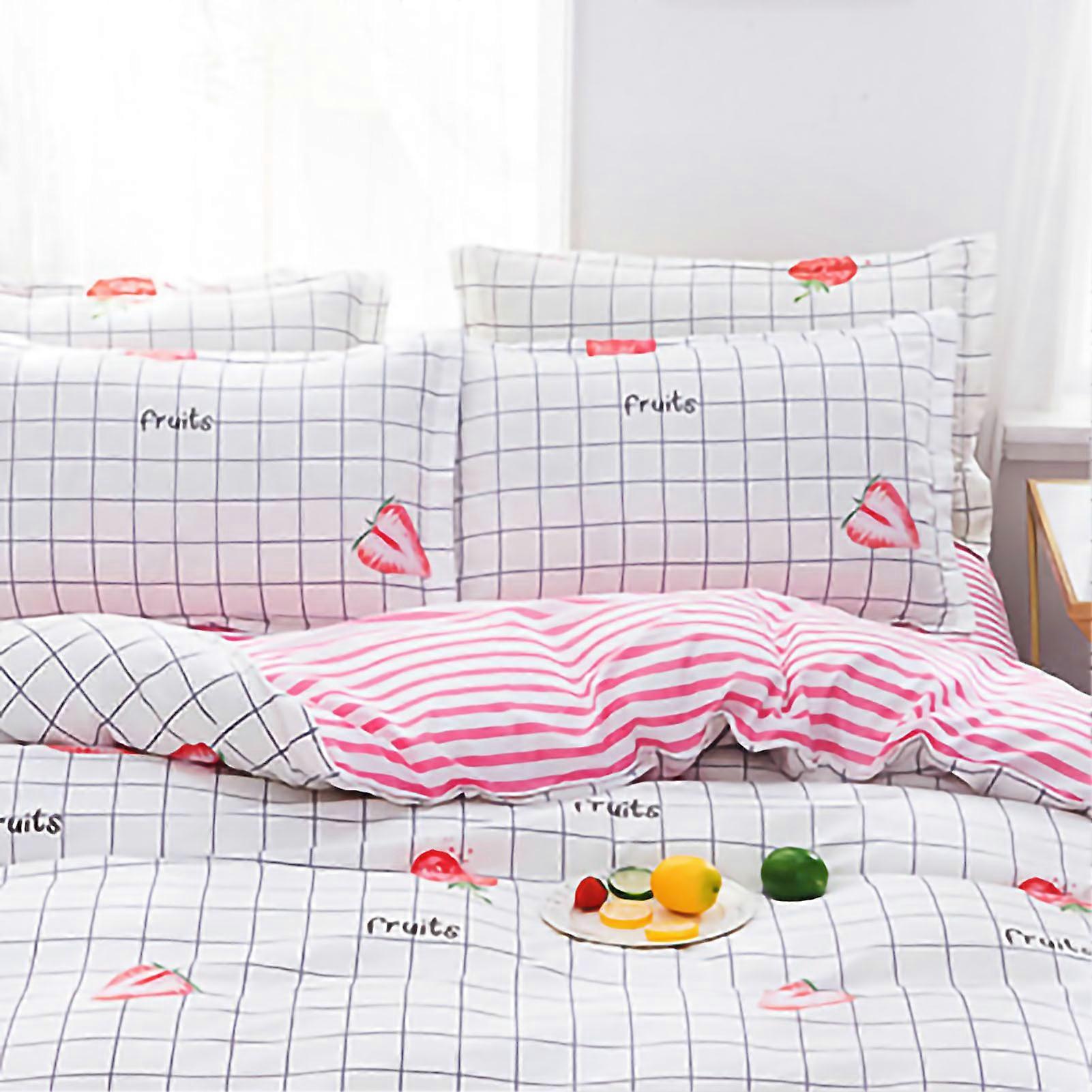 Soft Brushed Polyester Quilt Cover 150x200cm Fruit Pattern