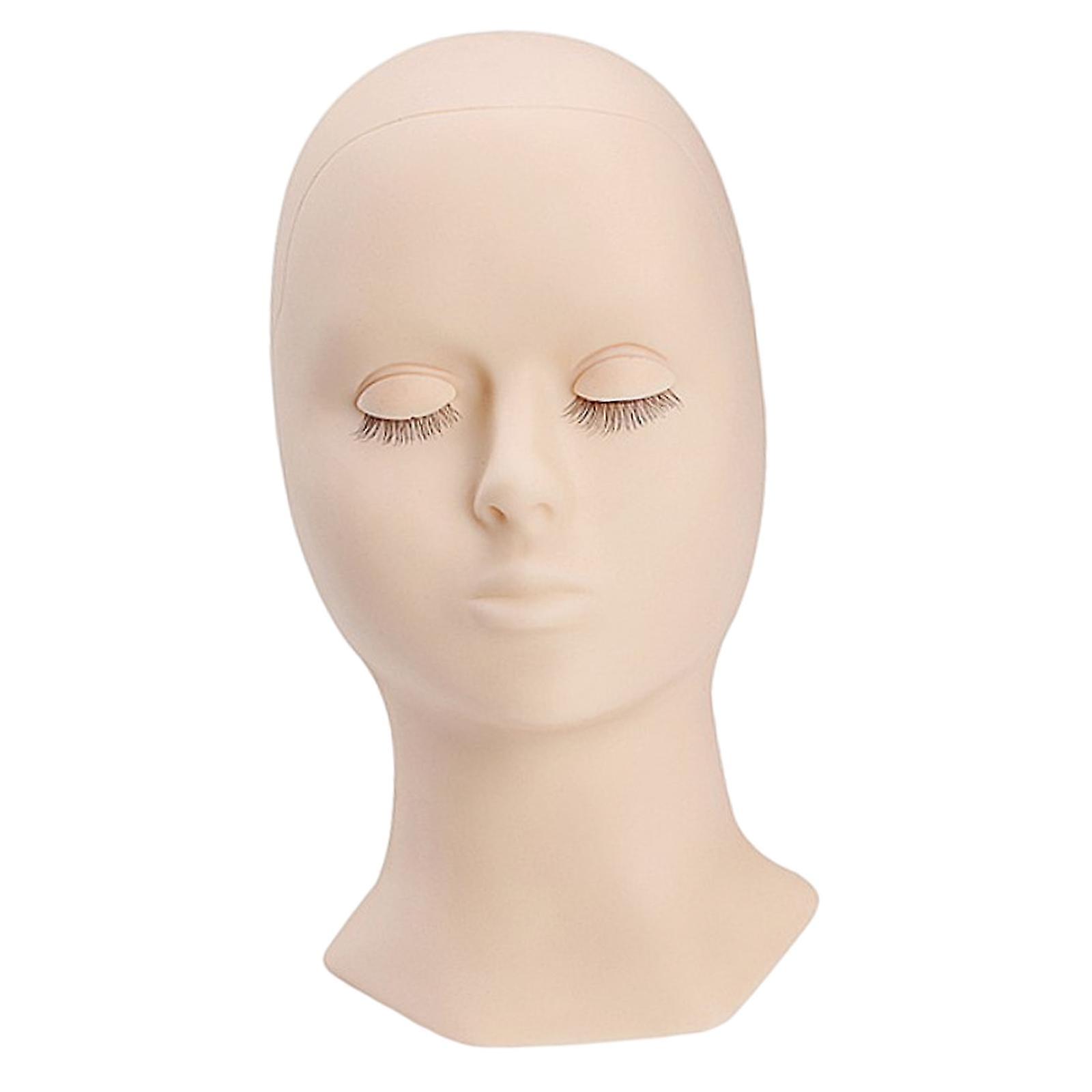 Silicone Training Mannequin Head for Training Profession Use Face Head Pink Head Model