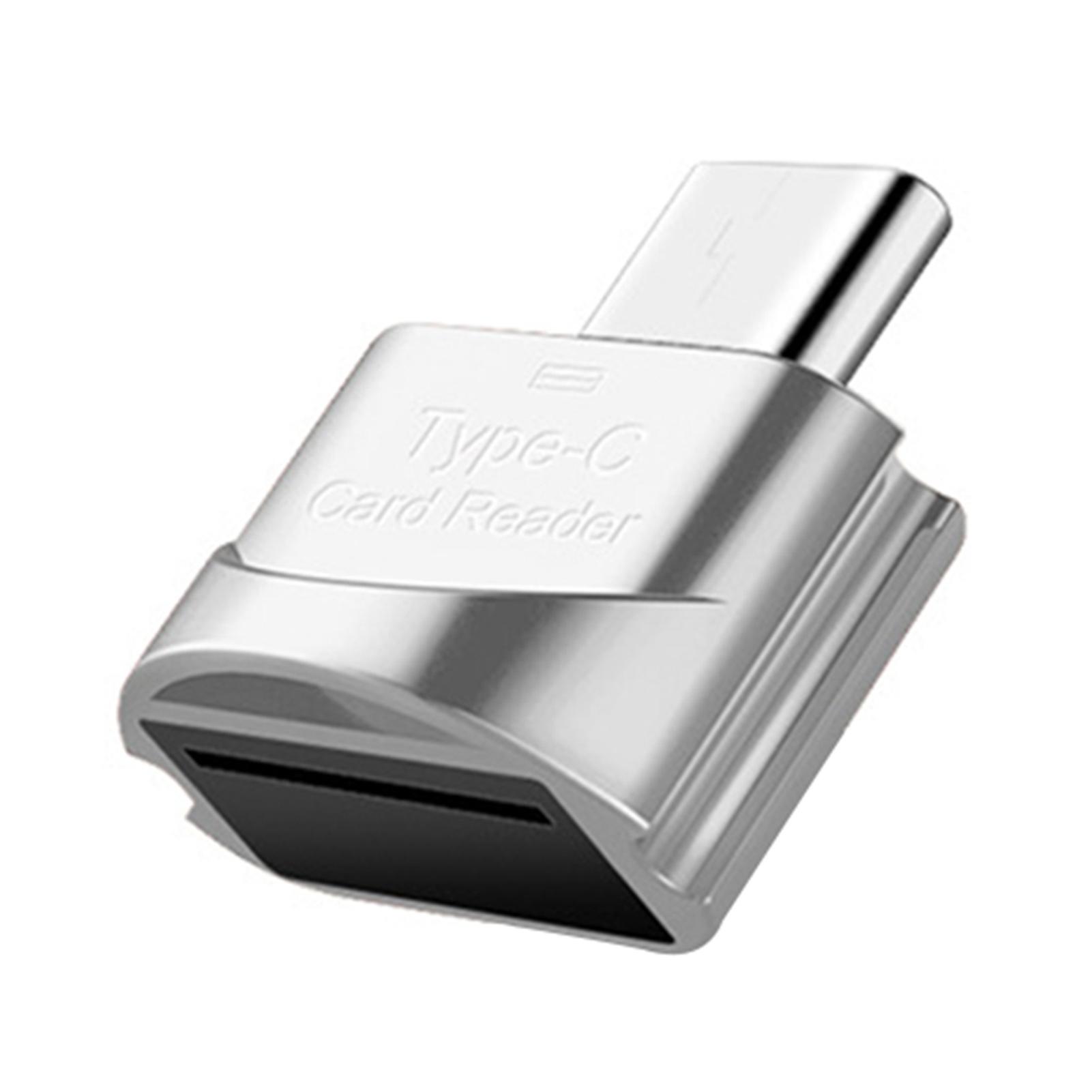 Card Reader Convenient Mini Zinc Alloy High Speed Card Reader for Office