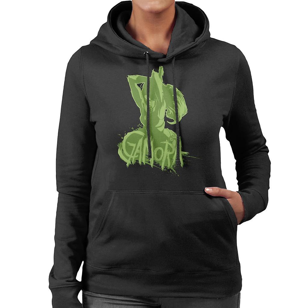 Marvel Guardians Of The Galaxy Comic Gamora Pose Women's Hooded Sweatshirt
