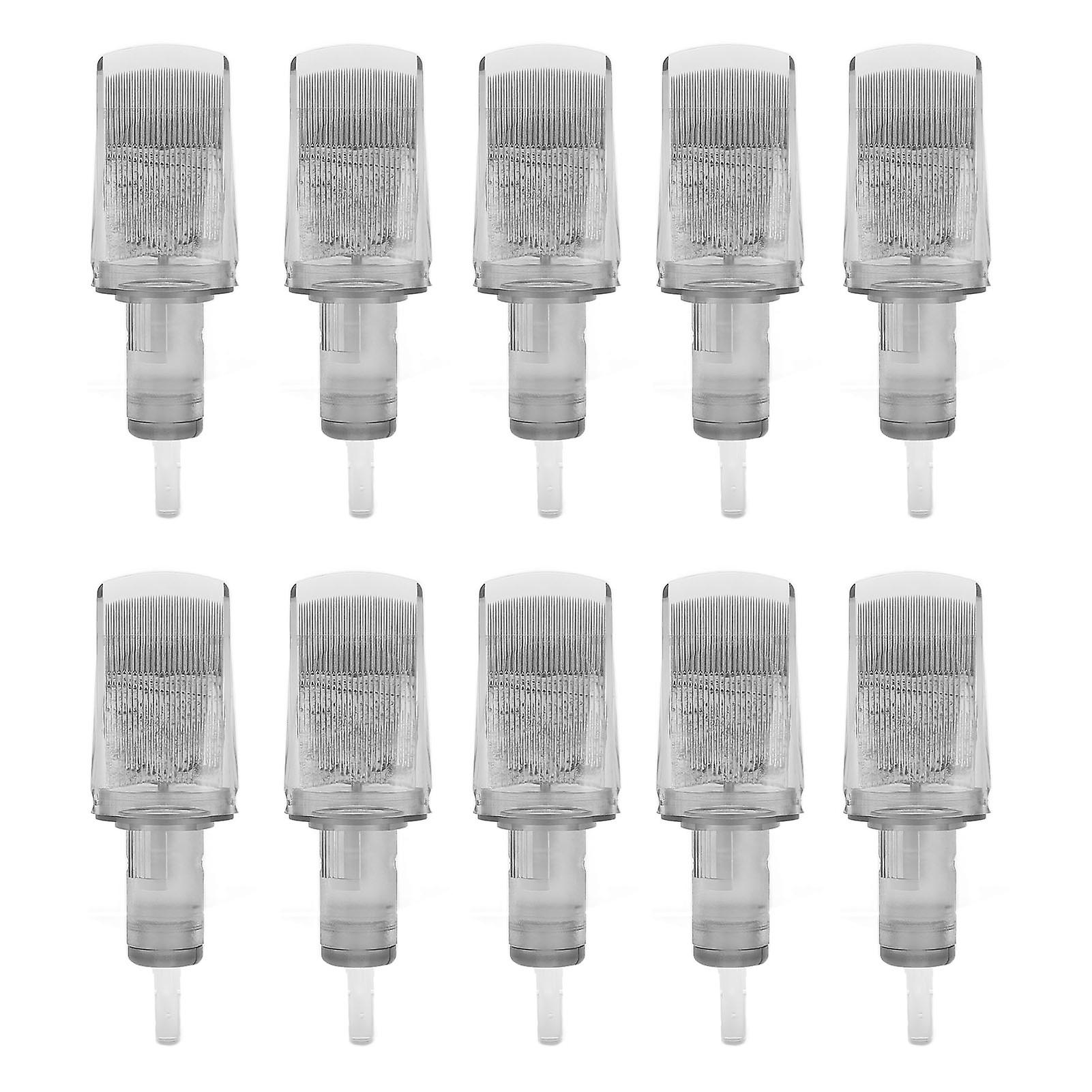 10pcs Microblading Aiguille de remplacement en acier inoxydable 0,35 mm Précis Coloration rapide Cartouches d’ombrage Aiguilles