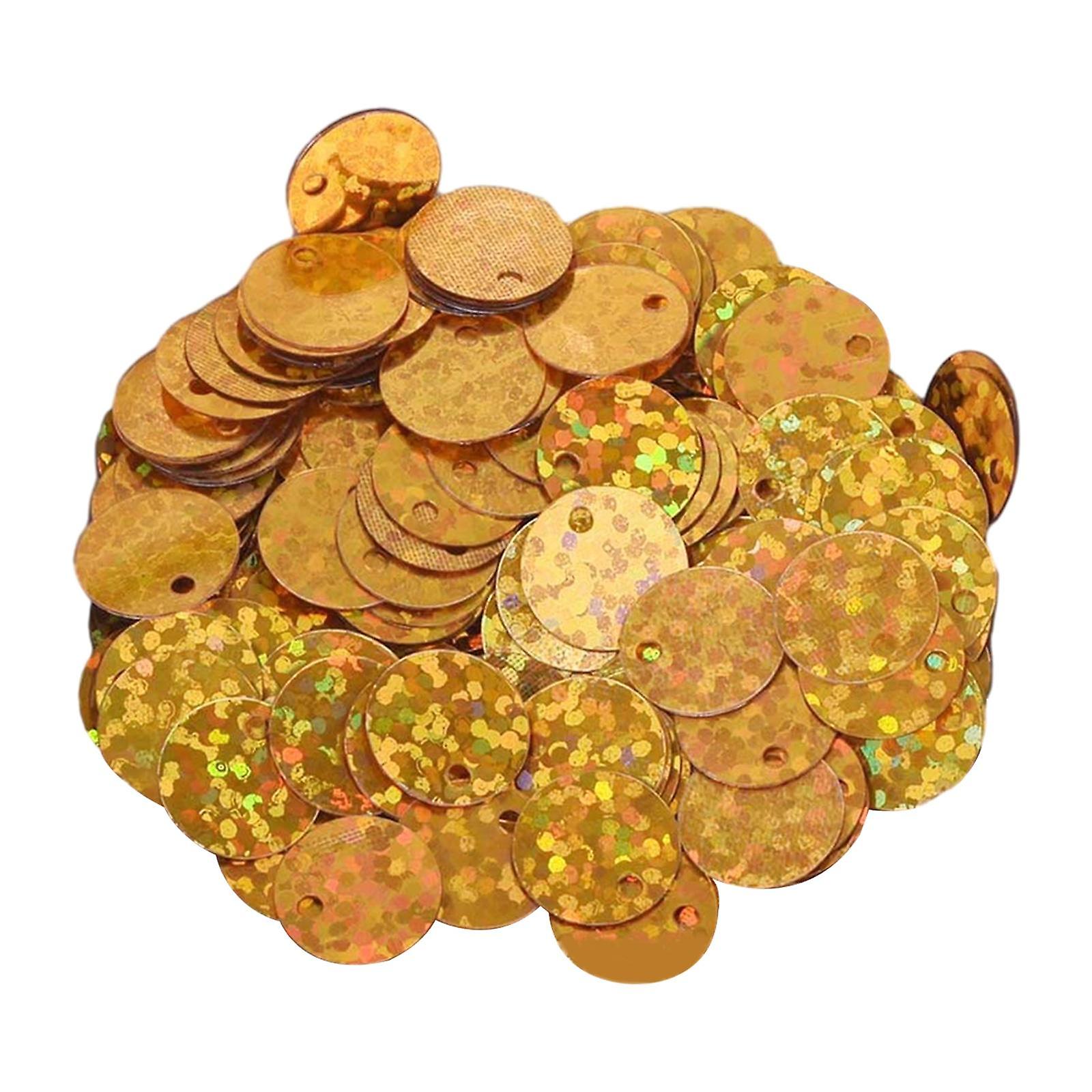 300x 10mm Flat Round Loose Sequins, Sequins Spangles Paillettes Sequins for Sewing Sequins for Crafts for DIY Garment