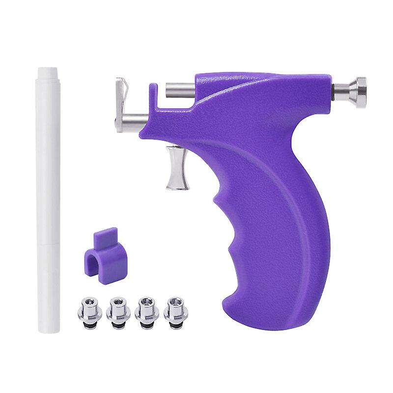 Professional Ear, Nose, And Navel Piercing Tool Set - Painless Body Piercing Machine