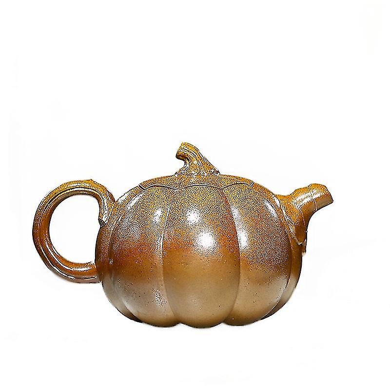 Yixing Teapot Master Handmade Pumpkin Purple Clay Kettle Send Gift Box Creative Teaware|teapots