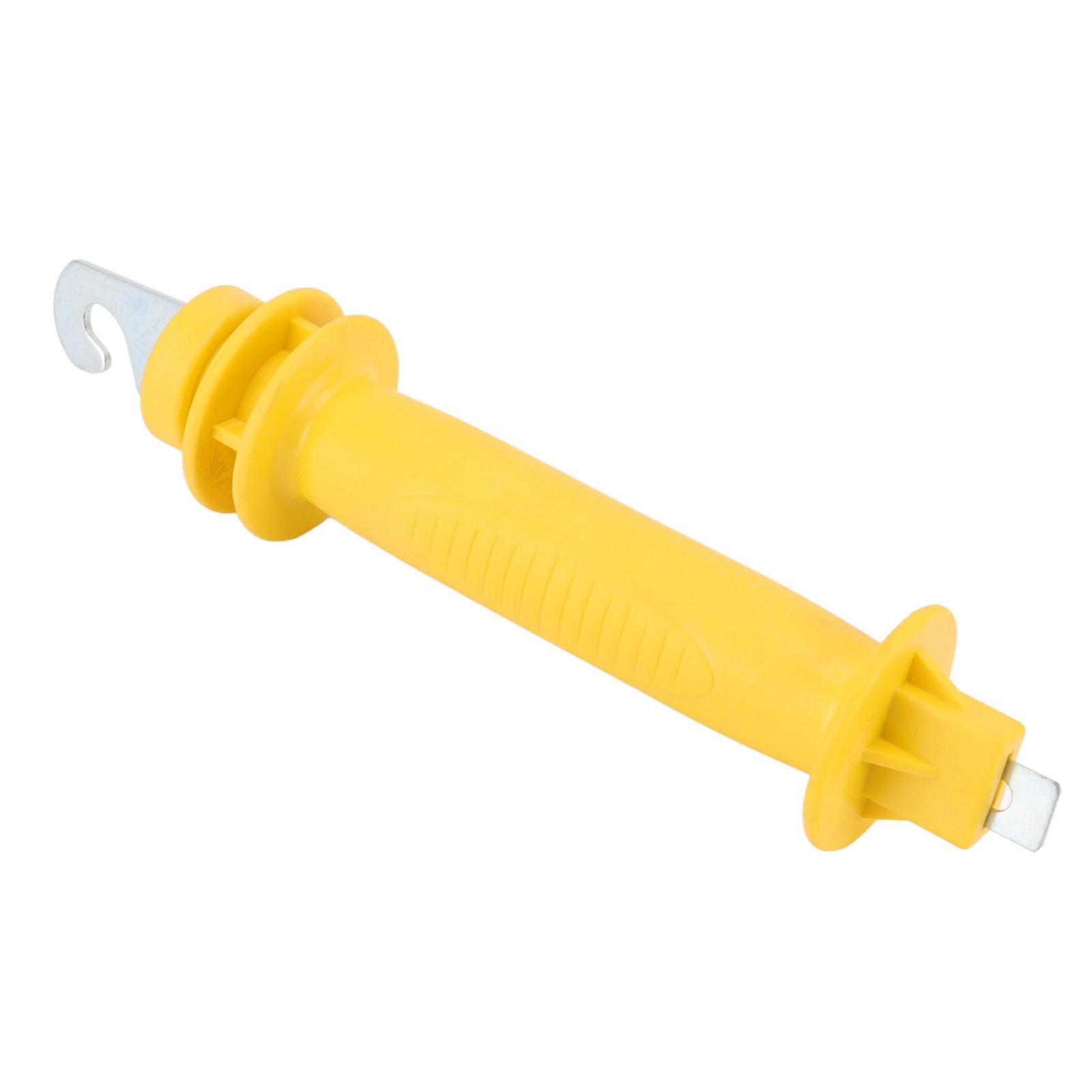 Electric Fence Handle Insulated PE Gate Grip Bar with Metal Hook for Farm Pasture