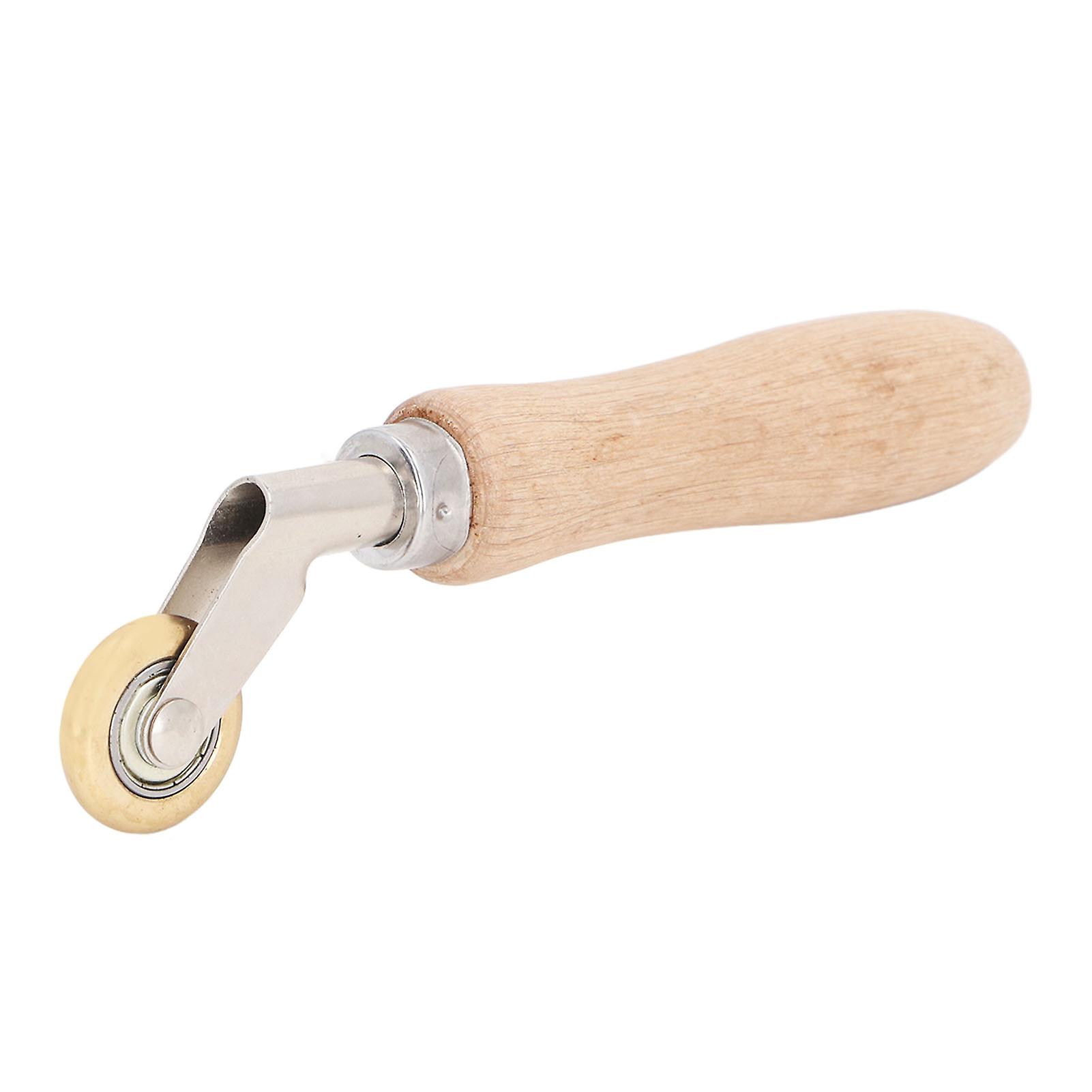 Brass Press Wheel Waterproof Handheld Roller Corner Seam Smoothing Tool Welding Gun Accessories Dia 29mm Width 6mm