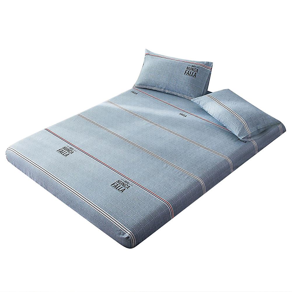Bed Sheet Printed Cotton Twin Full Queen King Bedding Fitted Sheet Cover (150*200cm)