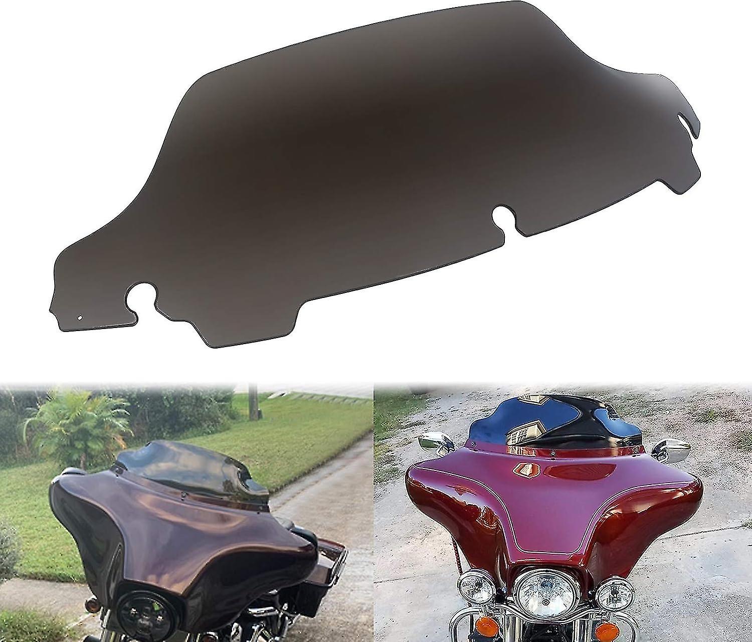 6.8 英寸波浪挡风玻璃挡风玻璃适合哈雷旅行车 Electra Glide Street Glide Flhx Flht 2014-202