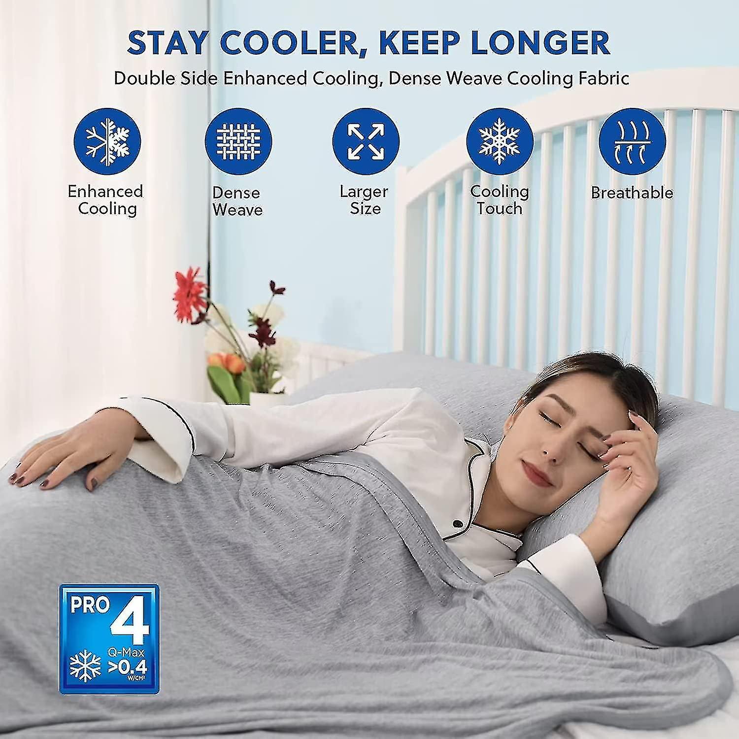 Alanda Cooling Blanket For Hot Sleepers, Arc-Chill
