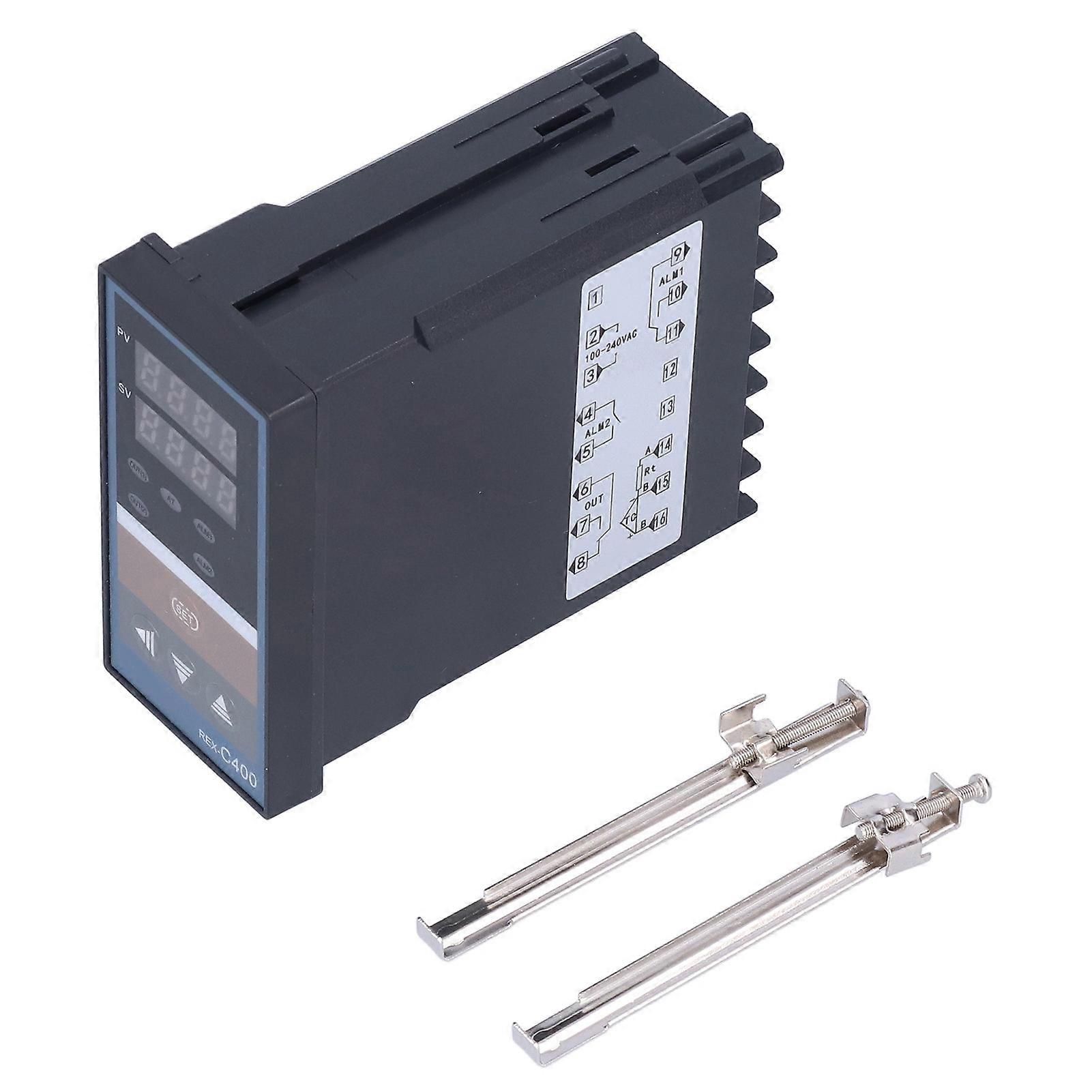 Rexc400fk02m*an Smart Pid Controller Thermostat Fully Automatic Relay High Temperature Controller Wide Voltage 100v240v