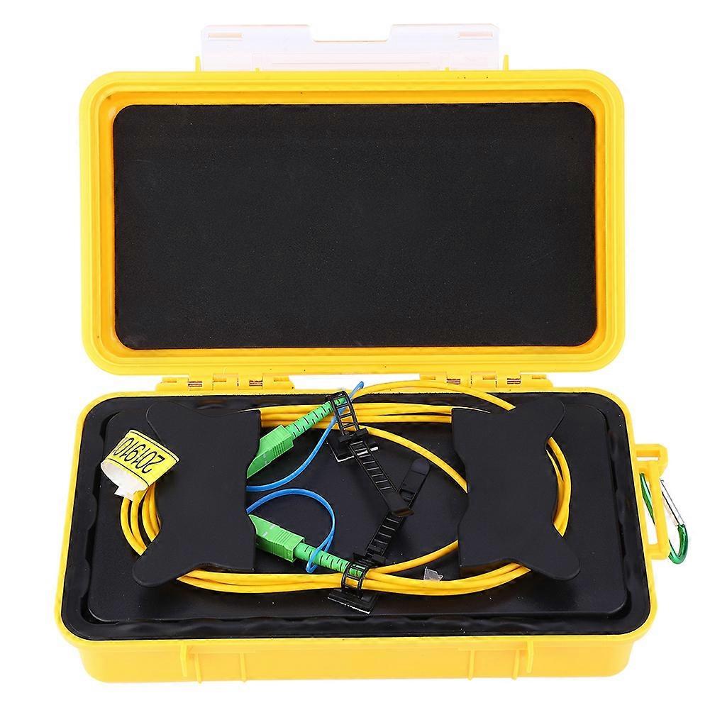 OTDR Launch Cable Box SM Sc APC-Sc APC 2km Dead Zone Eliminator Optical Fiber Ring