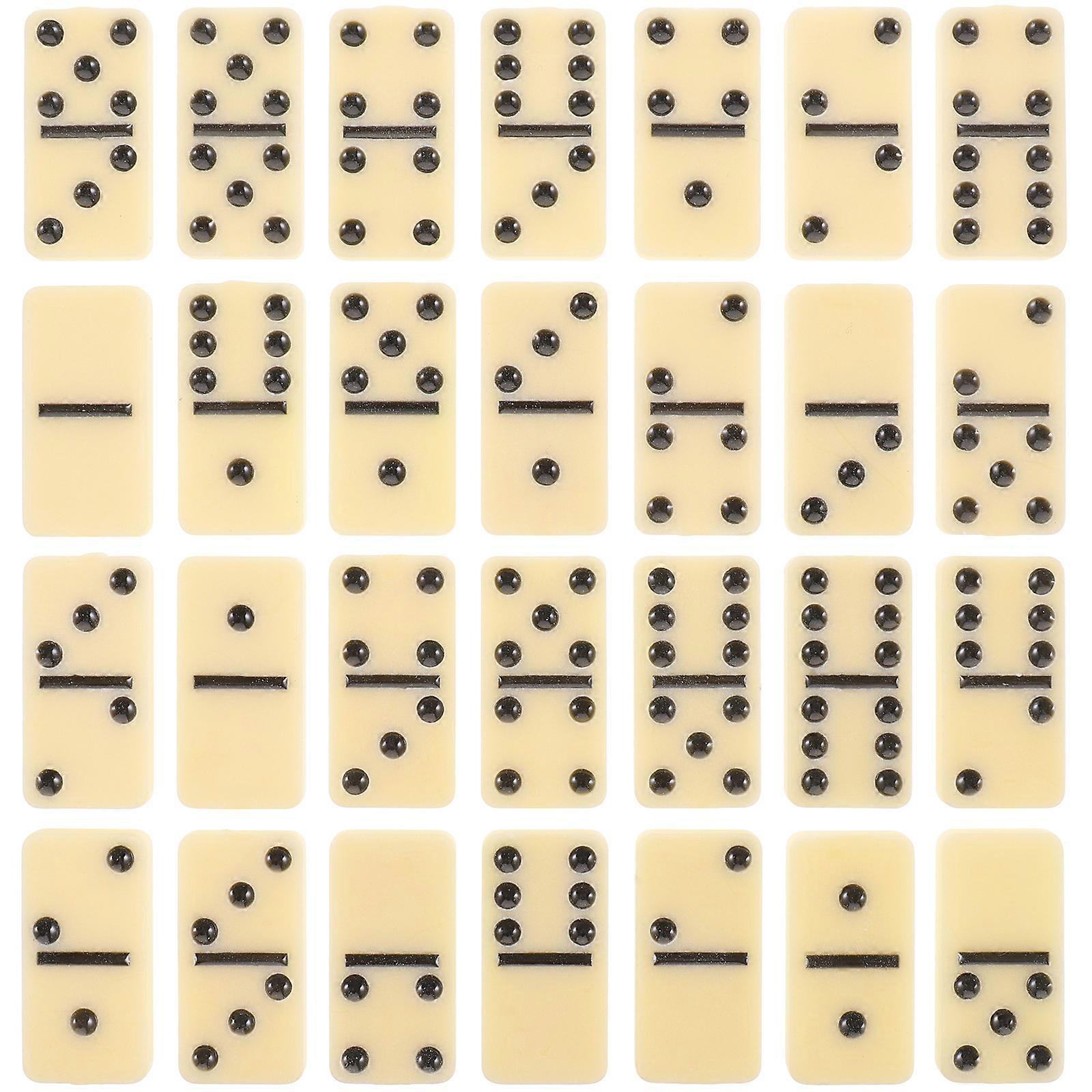 1 Set Dominoes Set Domino Block Dominoes Board Game for Adults Party Gathering
